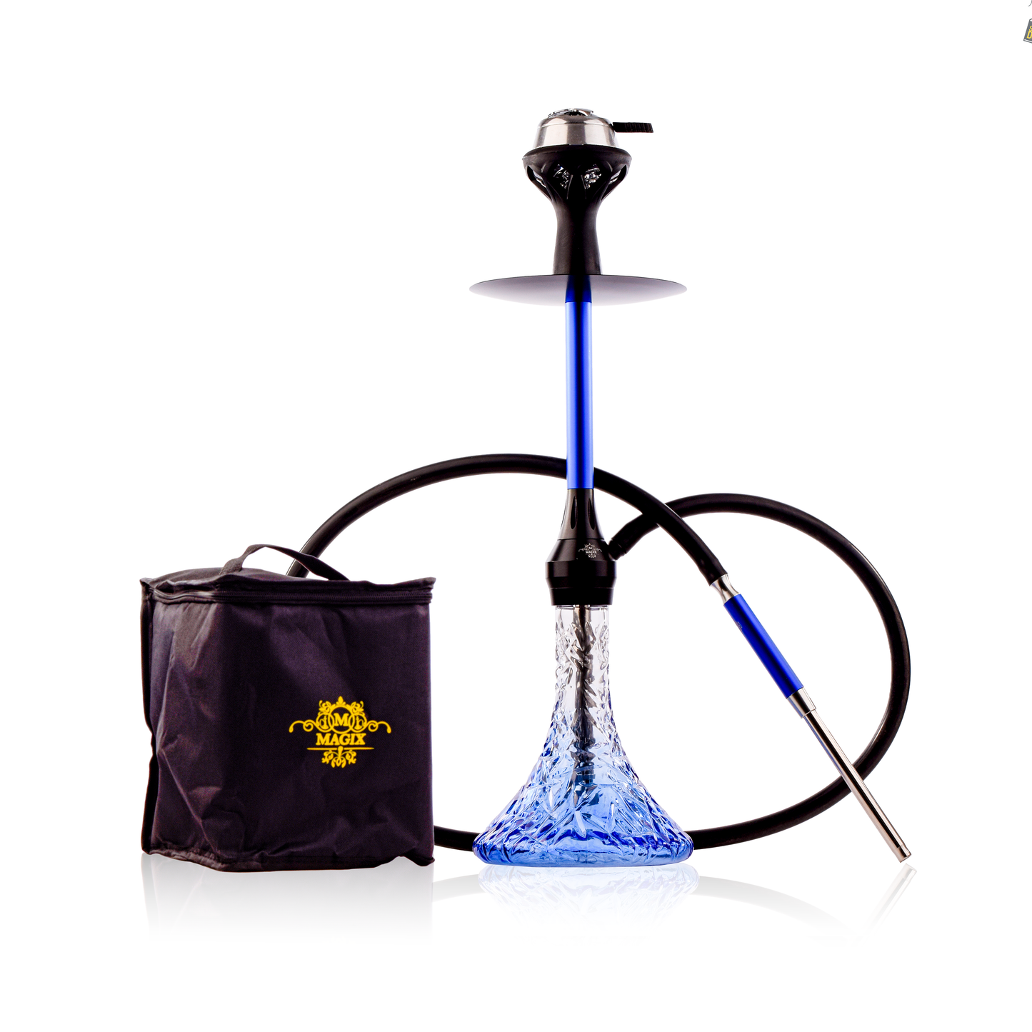Smoke Rider Hookah with Bag - Blue