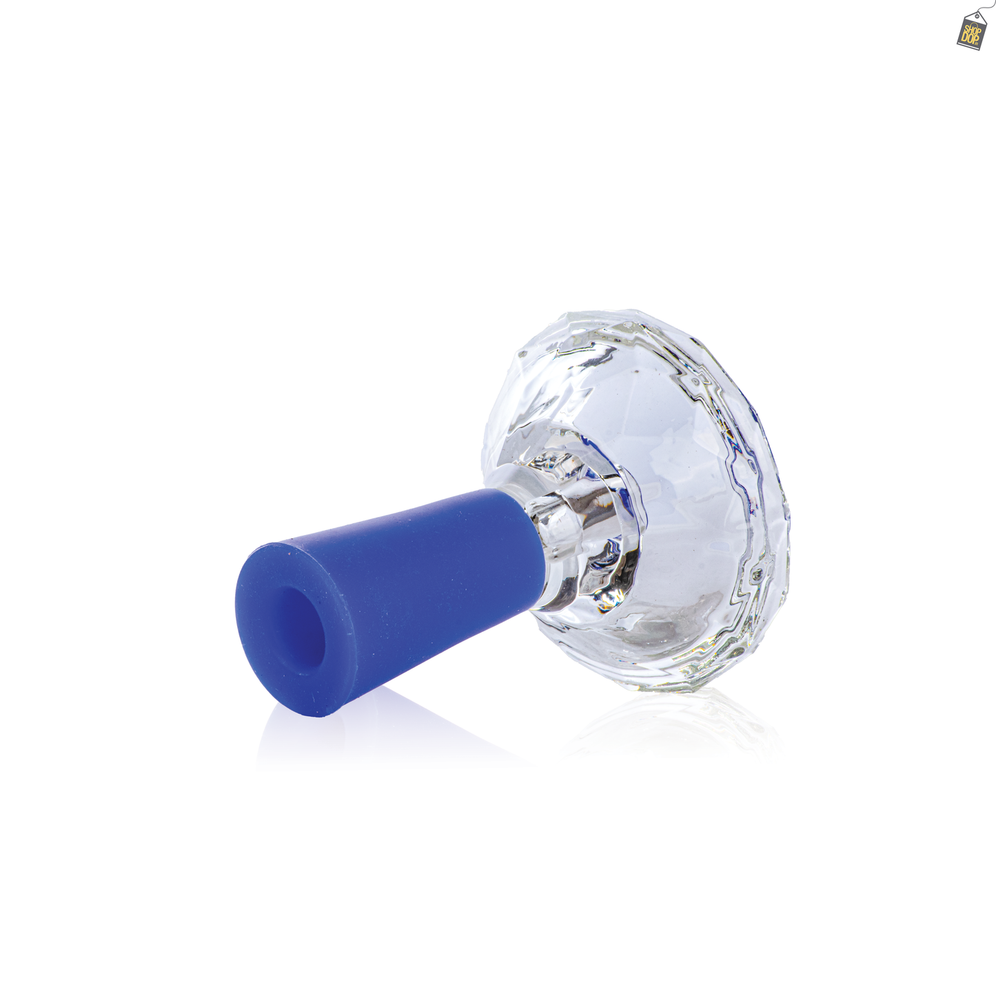 Space Glass Phunnel Hookah Bowl Chillum - Blue