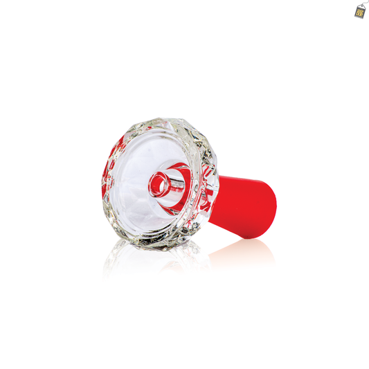 Space Glass Phunnel Hookah Bowl Chillum - Red