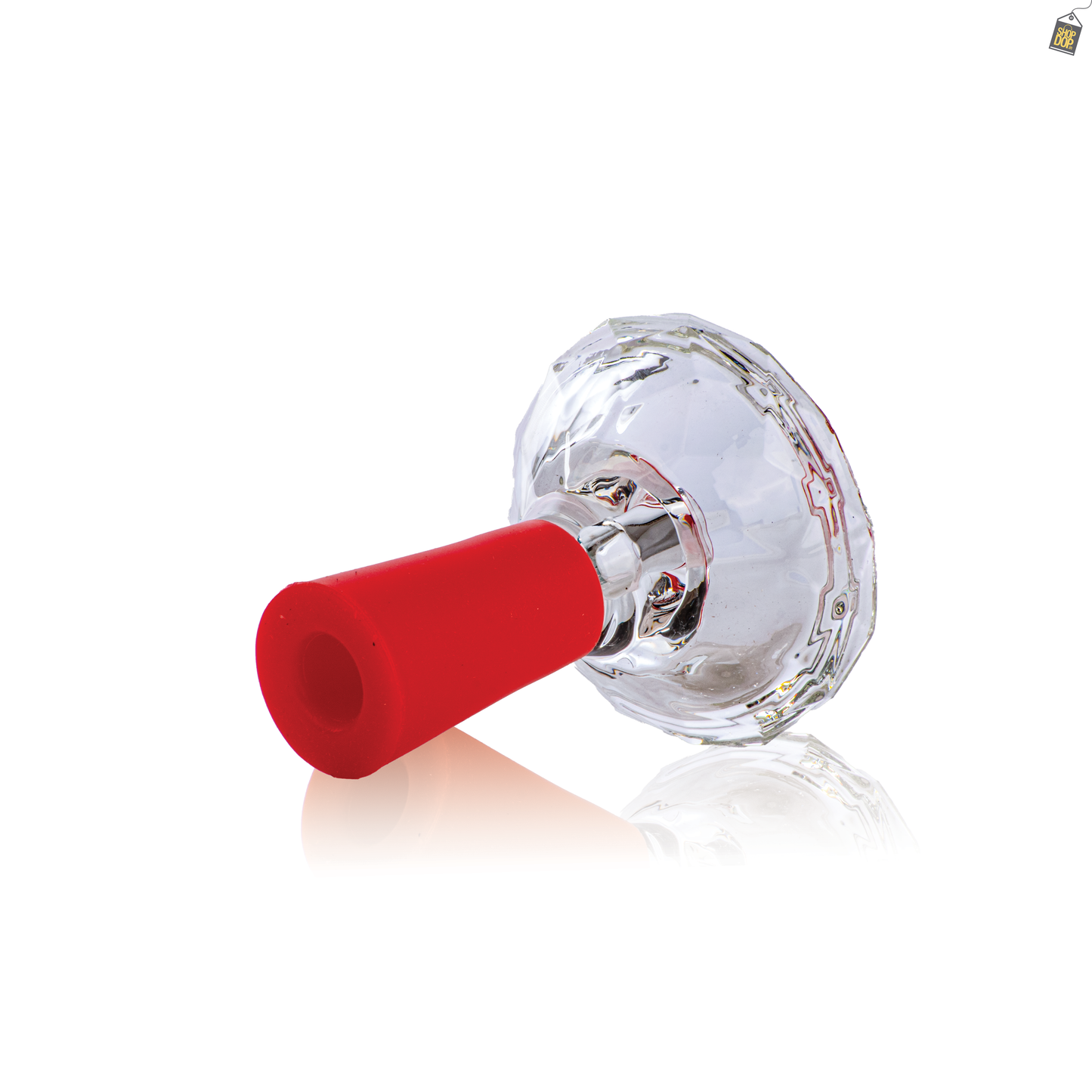Space Glass Phunnel Hookah Bowl Chillum - Red