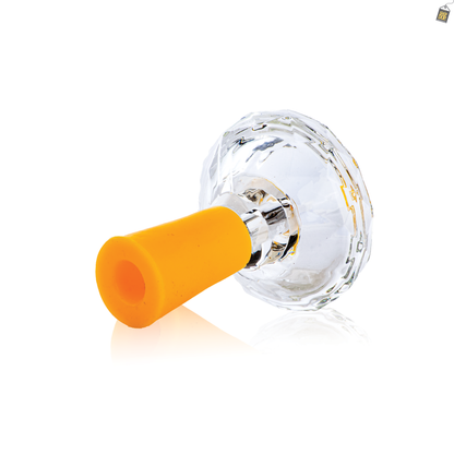Space Glass Phunnel Hookah Bowl Chillum - Yellow