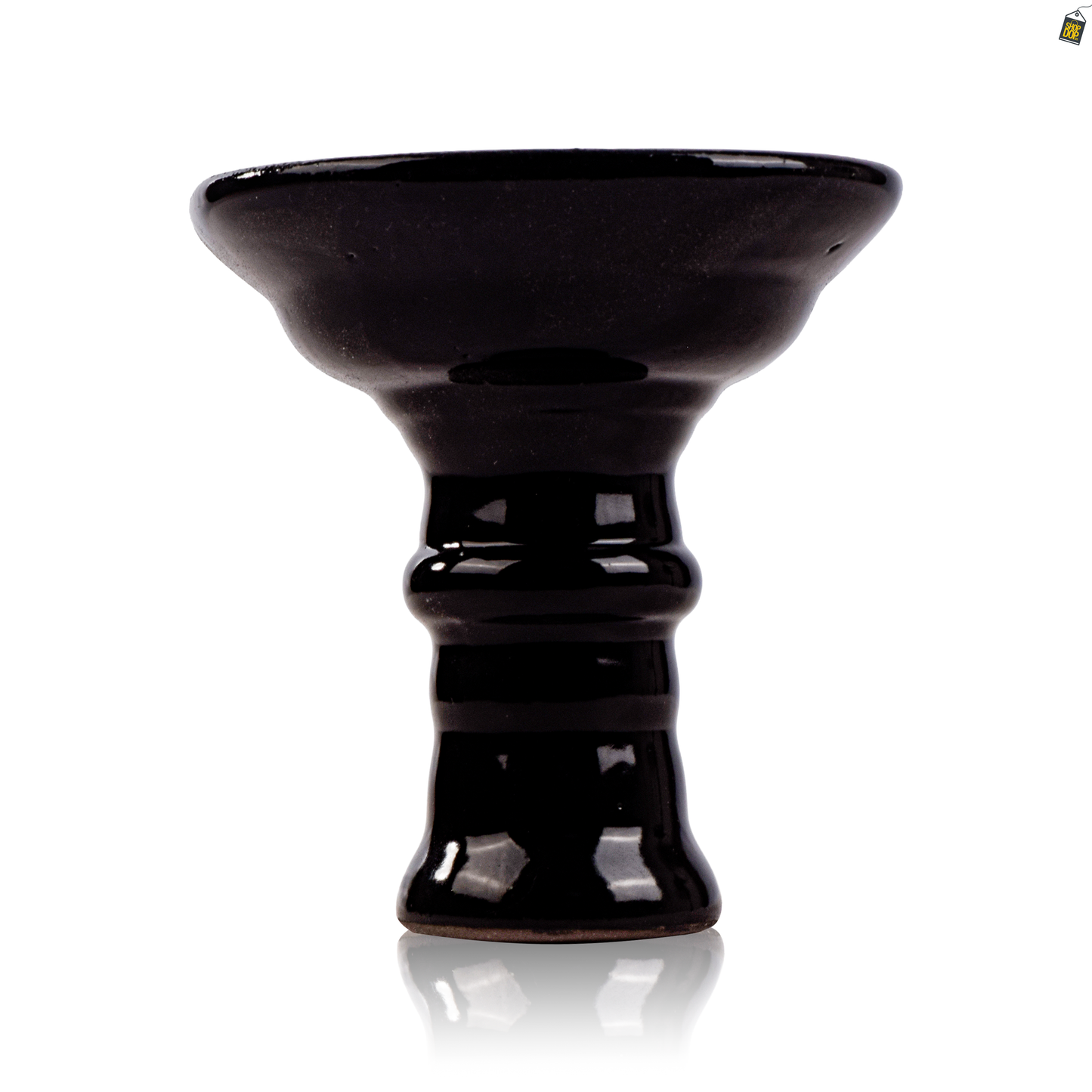 Volka Square Ceramic Single Hole Hookah Phunnel with Box-Black