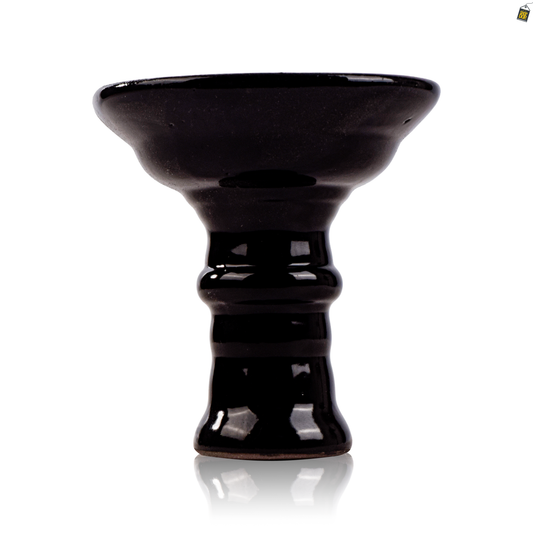 Volka Square Ceramic Single Hole Hookah Phunnel with Box-Black