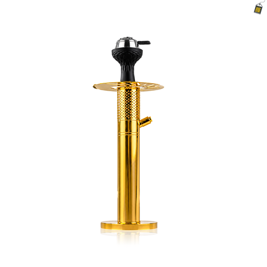 Steel Storm Hookah - Gold