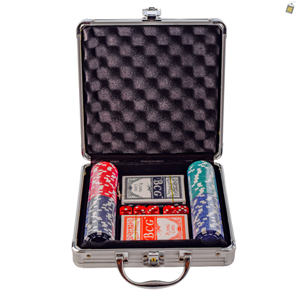 Poker Set 100 Chips with Hard Case