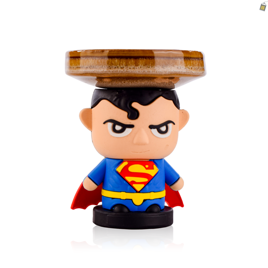 Superman Ceramic Hookah Bowl - Brown