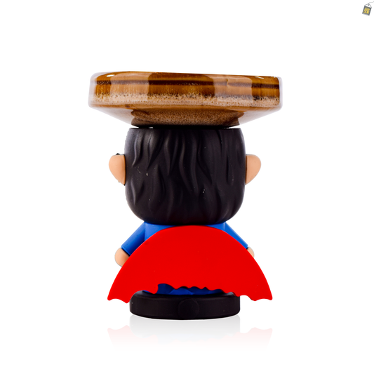 Superman Ceramic Hookah Bowl - Brown