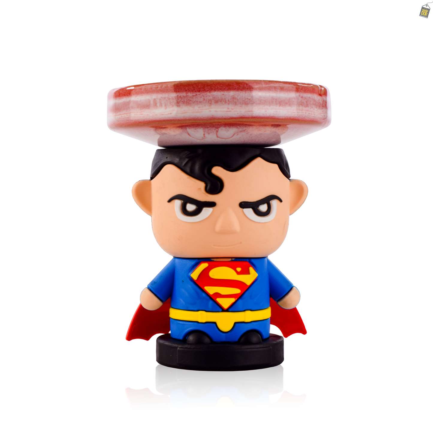 Superman Ceramic Hookah Bowl - Red