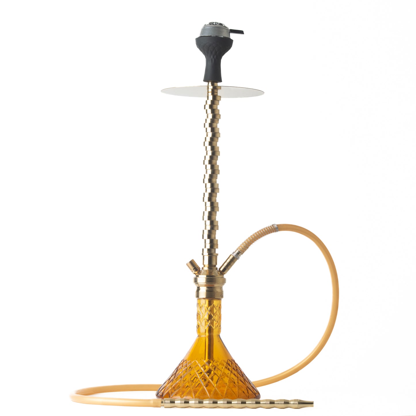 Sultan Terminator Hookah GB1-Amber | Amber Base | Gold Stem