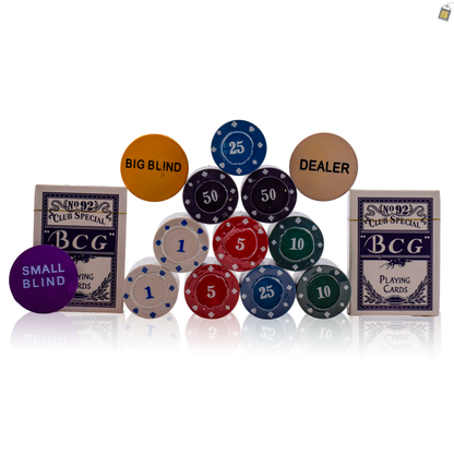 Poker Set 200 Chips with Matt