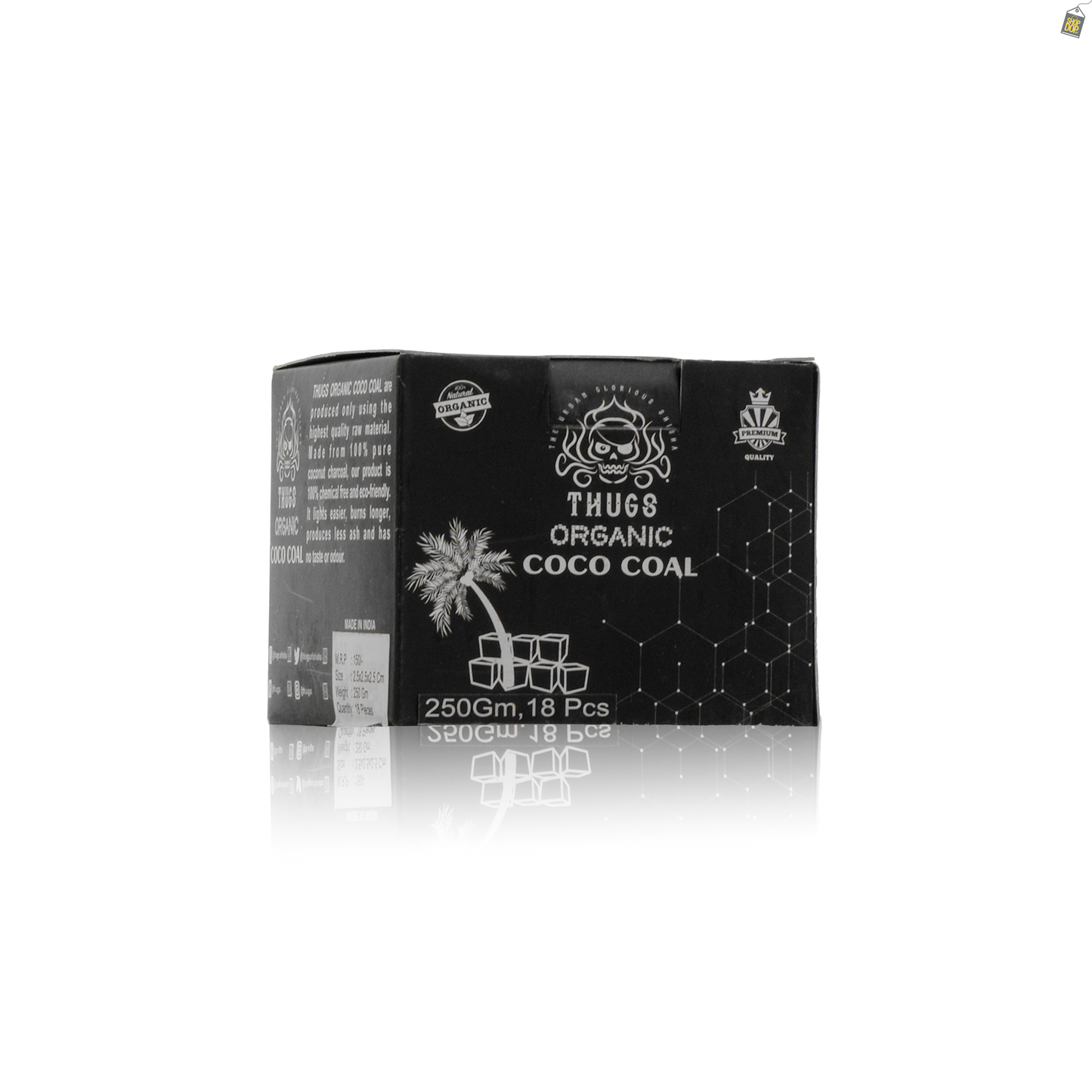 Thugs Hookah Coconut Coal 250g - 18pcs