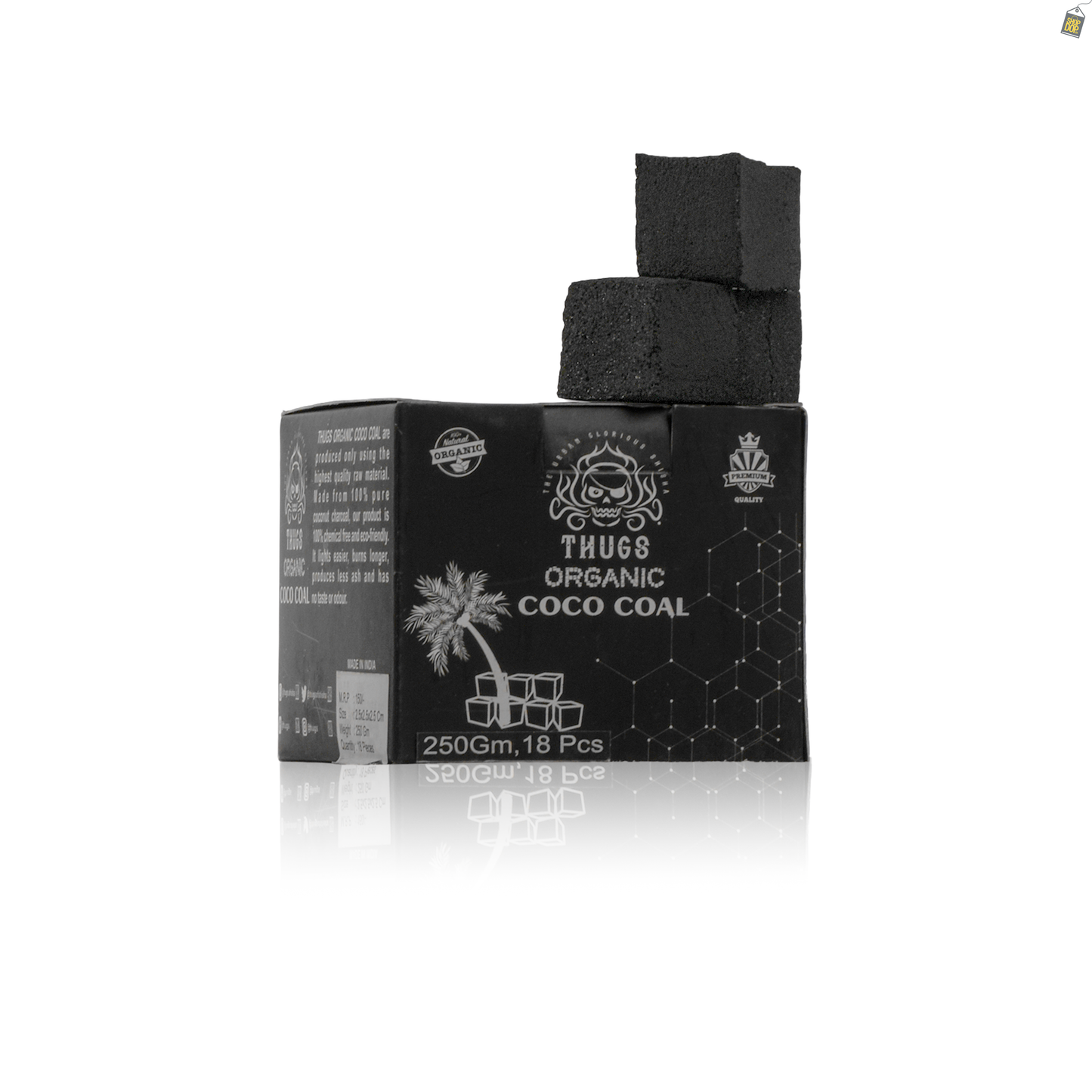 Thugs Hookah Coconut Coal 250g - 18pcs