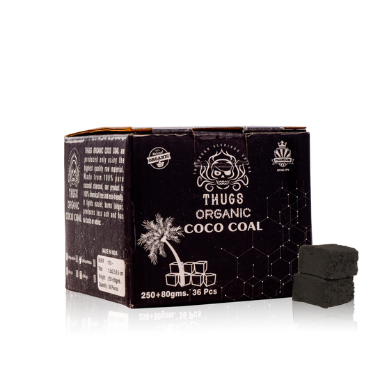 Thugs Hookah Coconut Flat Coal 250g - 36pcs (80g FREE)
