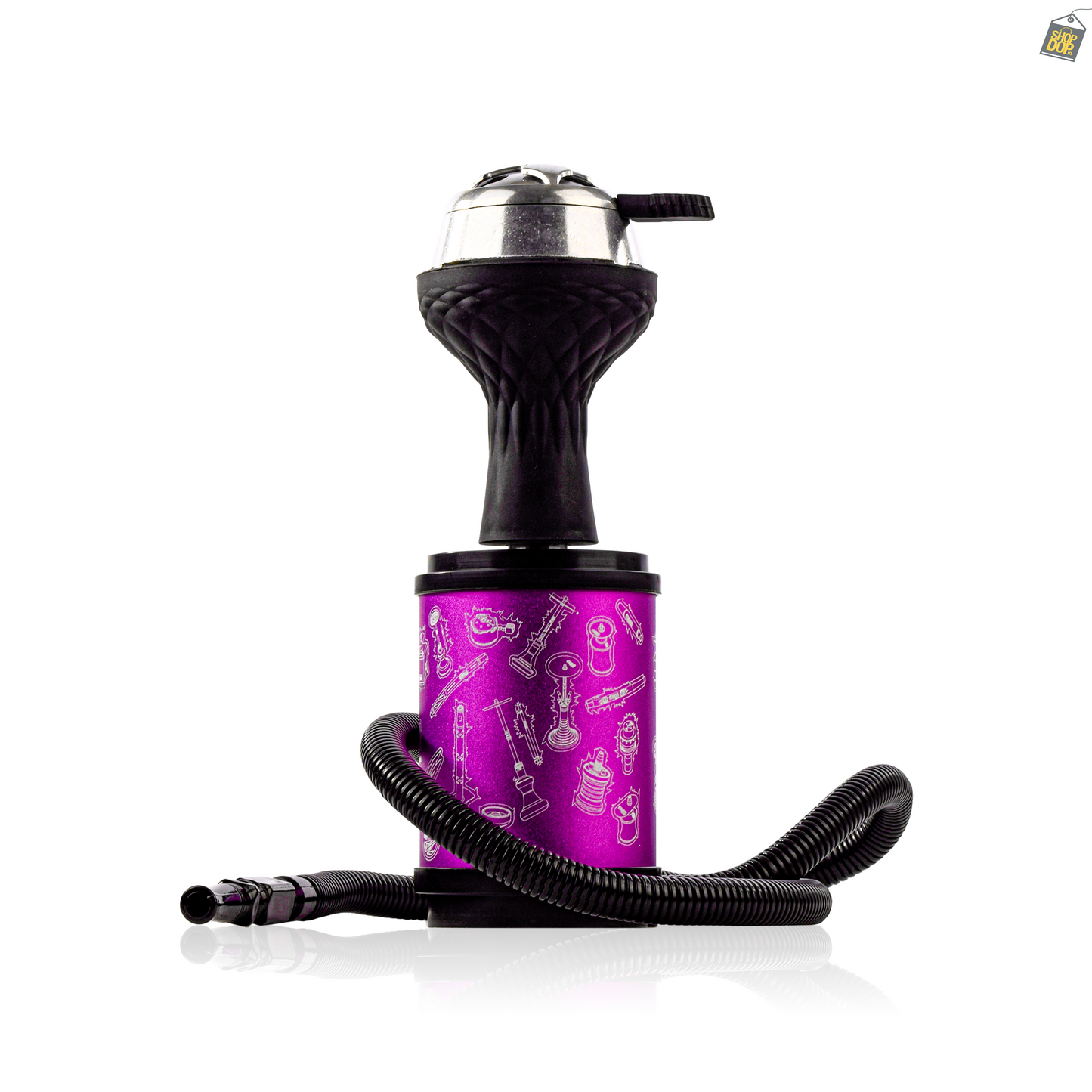 Togo Hookah with Pouch- Purple