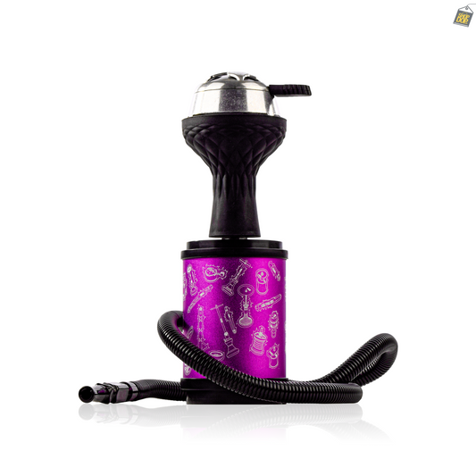 Togo Hookah with Pouch- Purple