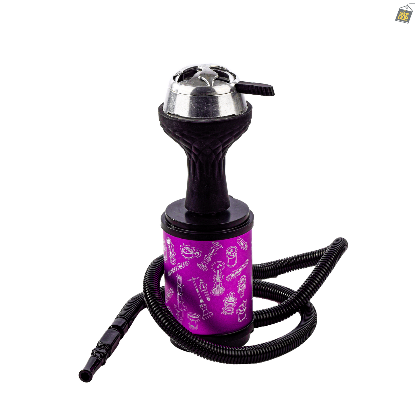 Togo Hookah with Pouch- Purple