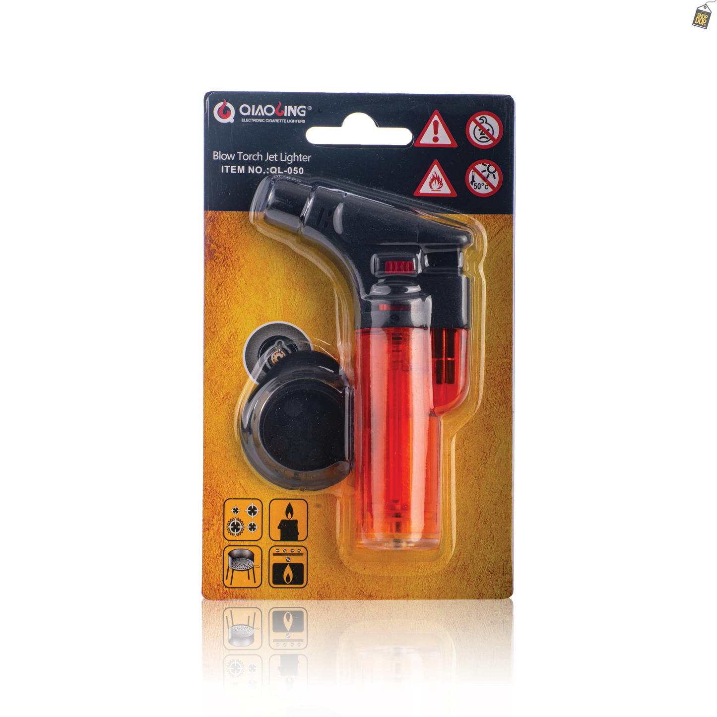 Fancy Blow Torch Lighter - Orange