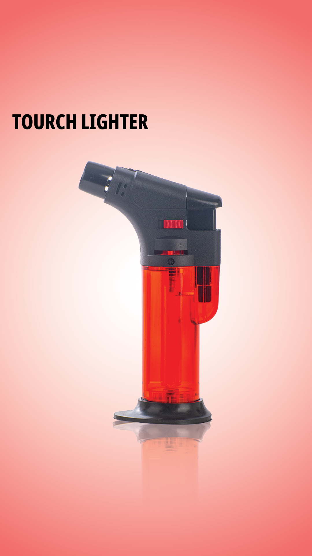 Fancy Blow Torch Lighter - Red
