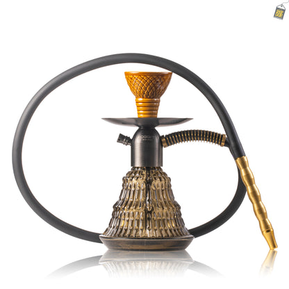 Noddy Trigon Hookah - Grey Stem / Grey Base