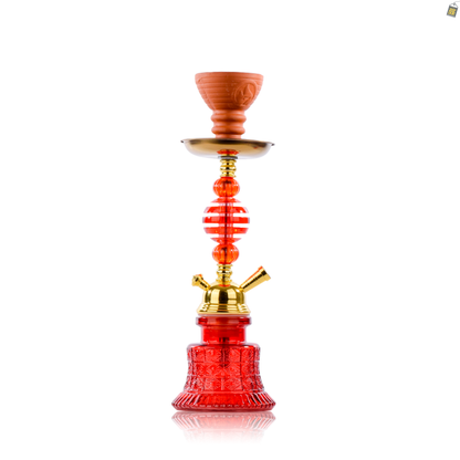 Tristron Pumpkin Hookah - Red