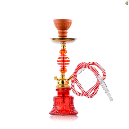 Tristron Pumpkin Hookah - Red