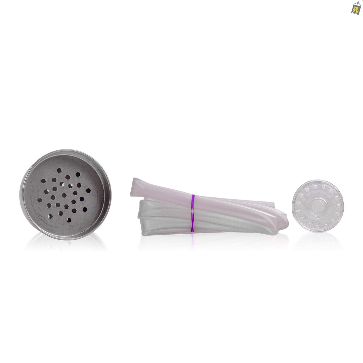 Acrylic Bottle Tumbler with LED Light - Pink