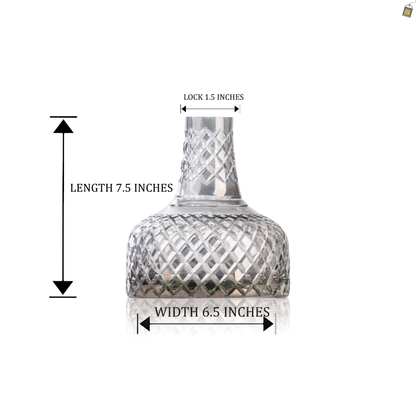 COCOYAYA Valencia Hookah Replacement Base Only - Transparent