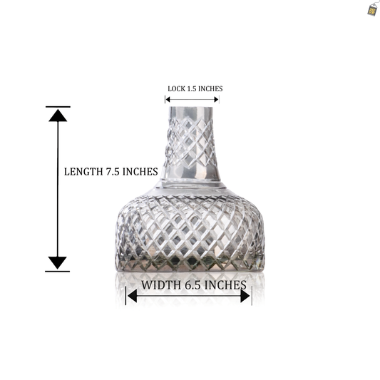 COCOYAYA Valencia Hookah Replacement Base Only - Transparent