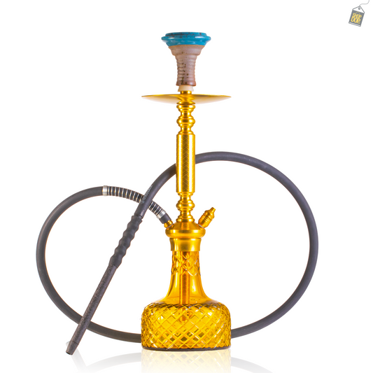COCOYAYA Valencia Hookah - Golden / Amber Base