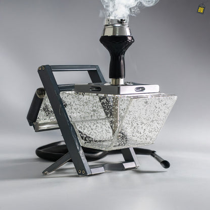 Acrylic Hoob Mafia Hookah with Stand