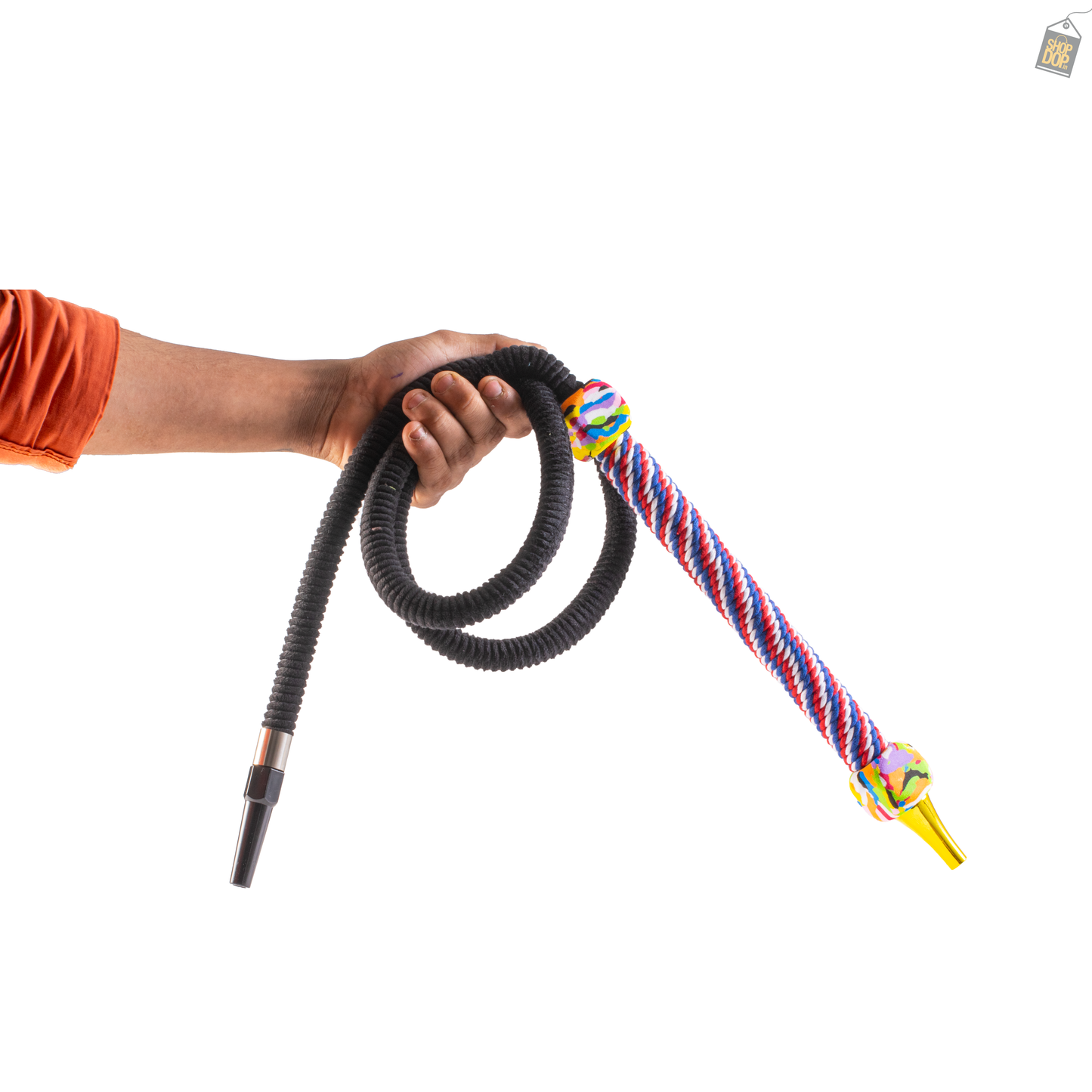 Big Beast Velvet Hookah Pipe - Black