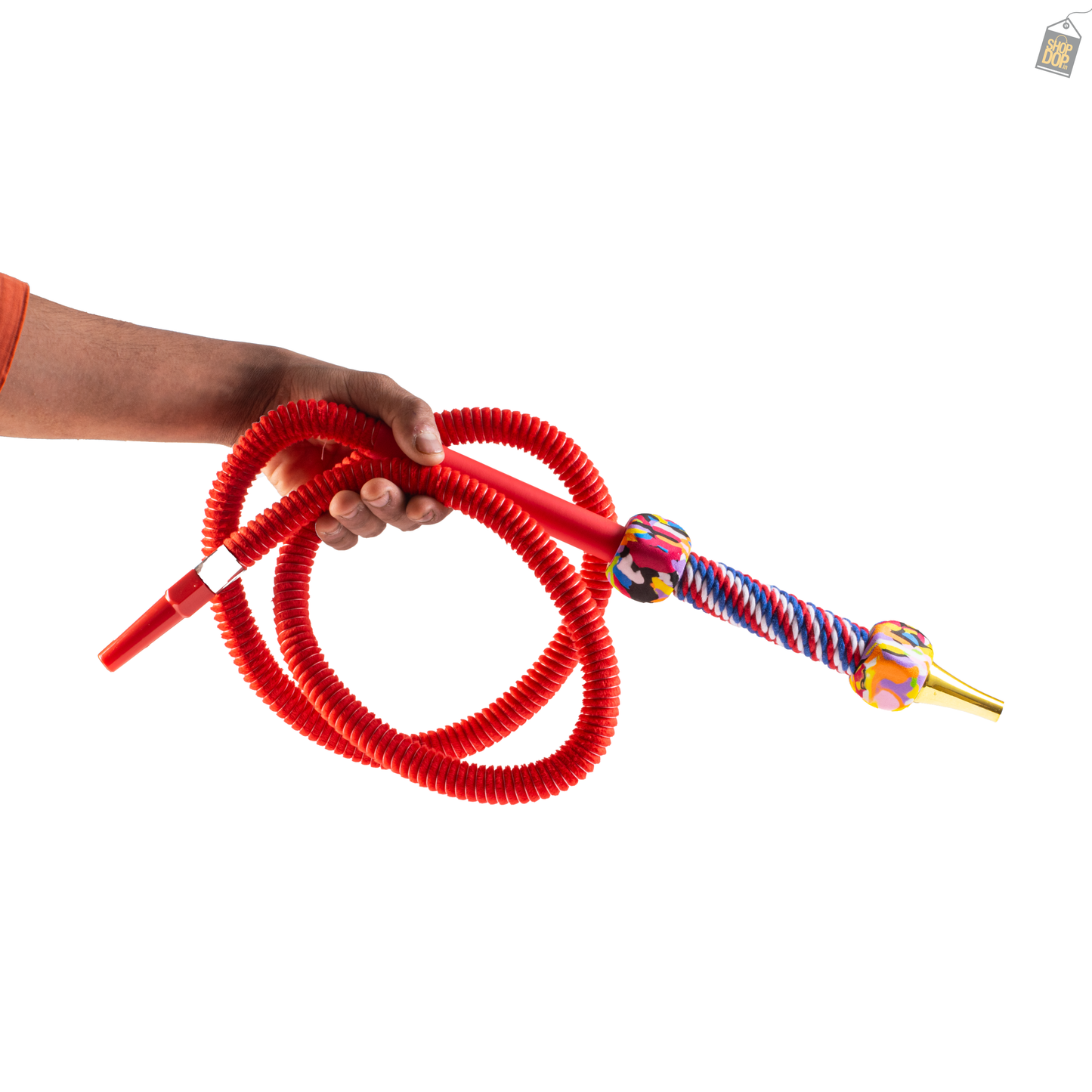 Beat Velvet Hookah Pipe - Red