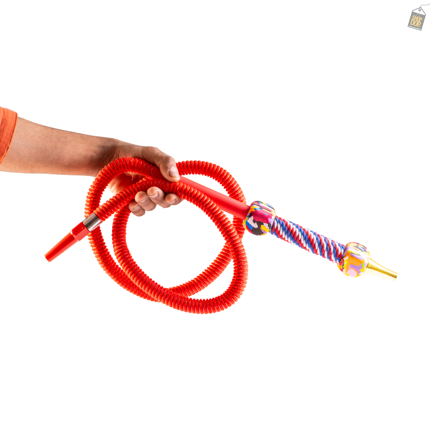 Beat Velvet Hookah Pipe - Red