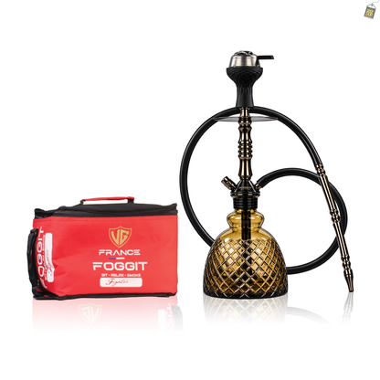 VG Joe L3 Hookah with Bag -  Gun Metal Stem / Grey Tomb Base