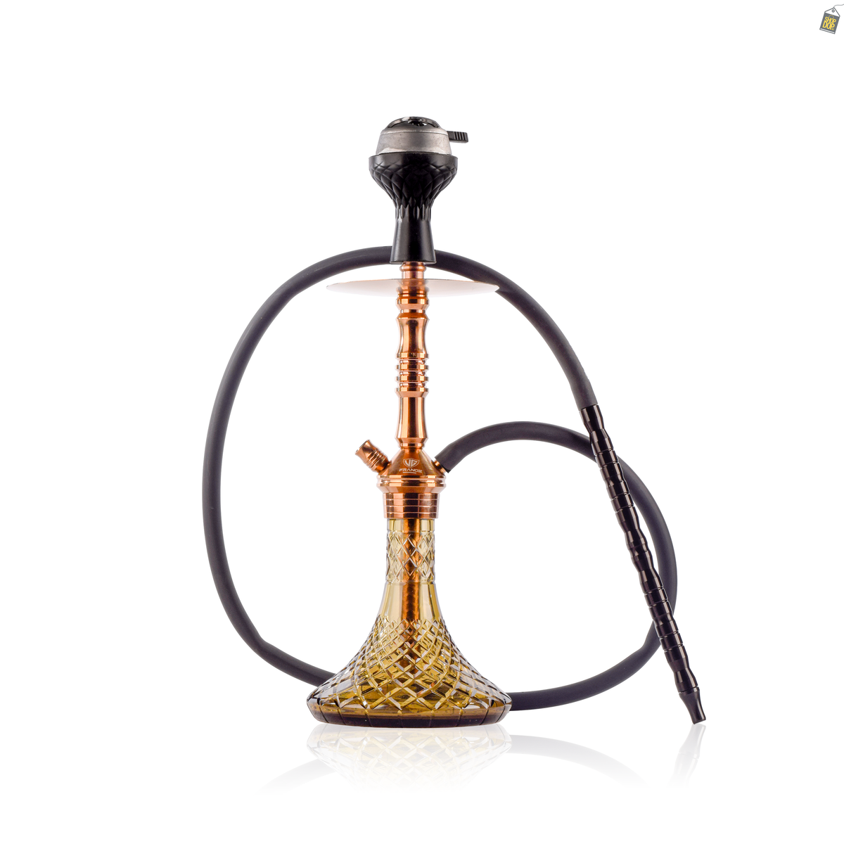 VG Joe L3 Hookah with Bag - Bronze Stem / Grey Base