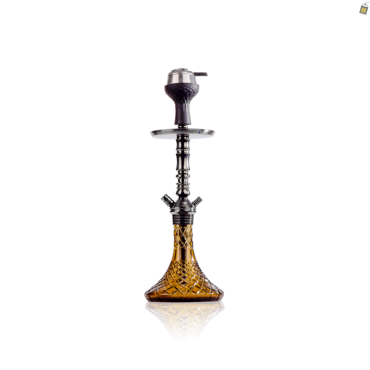 VG Joe R2 Hookah with Bag - Gun Metal Stem / Grey Base