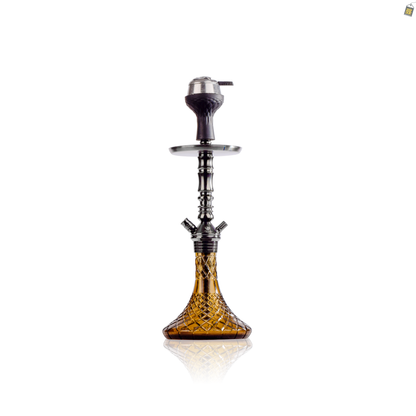 VG Joe R2 Hookah with Bag - Gun Metal Stem / Grey Base