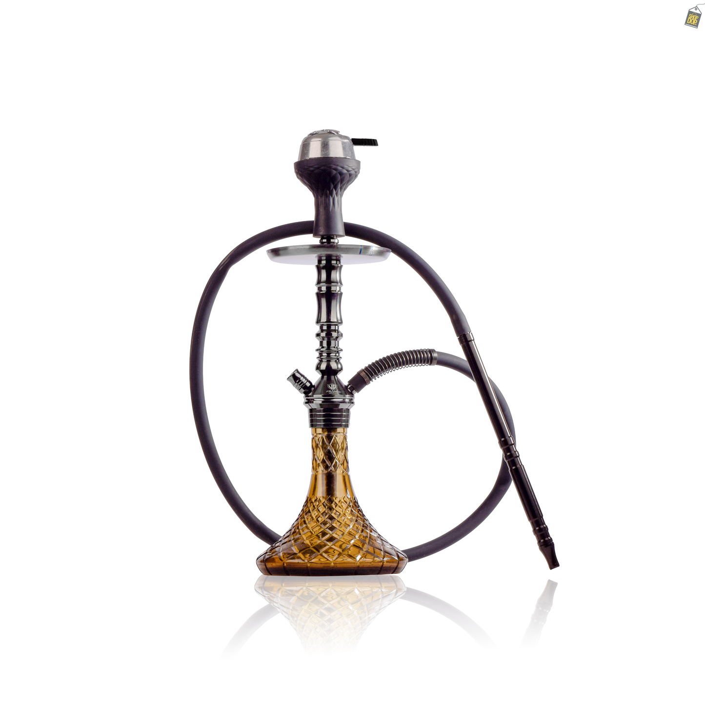 VG Joe R2 Hookah with Bag - Gun Metal Stem / Grey Base