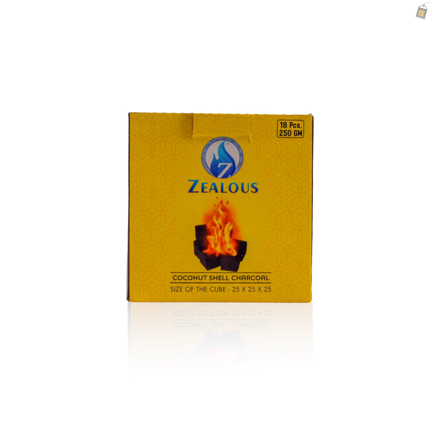 Zealous Hookah Coconut Coal 250g - 18pcs