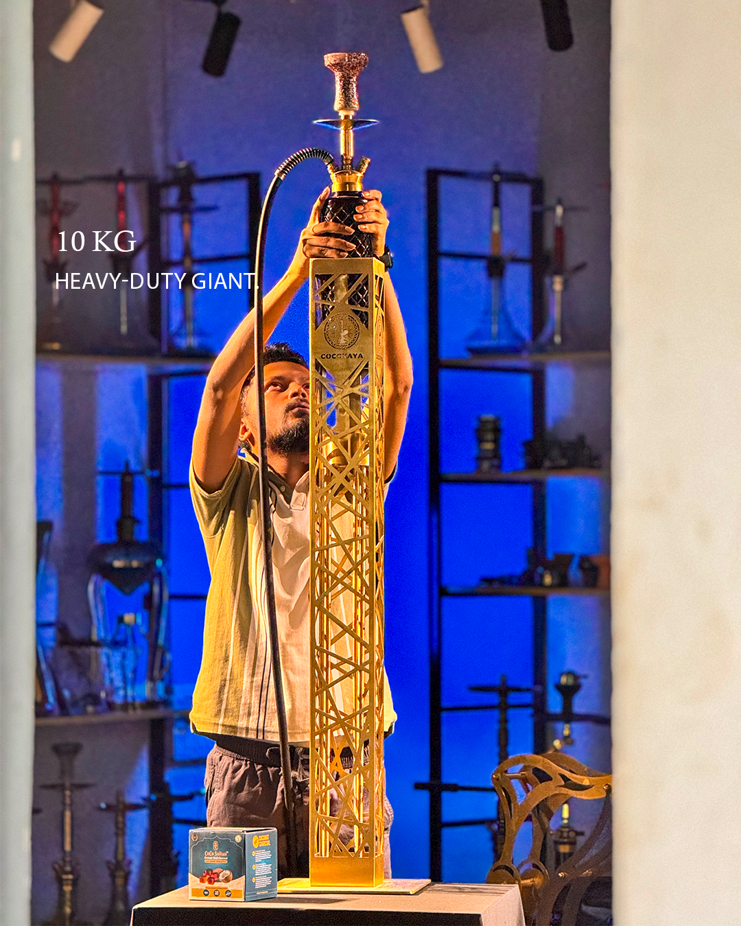 COCOYAYA Zenith Hookah - Golden