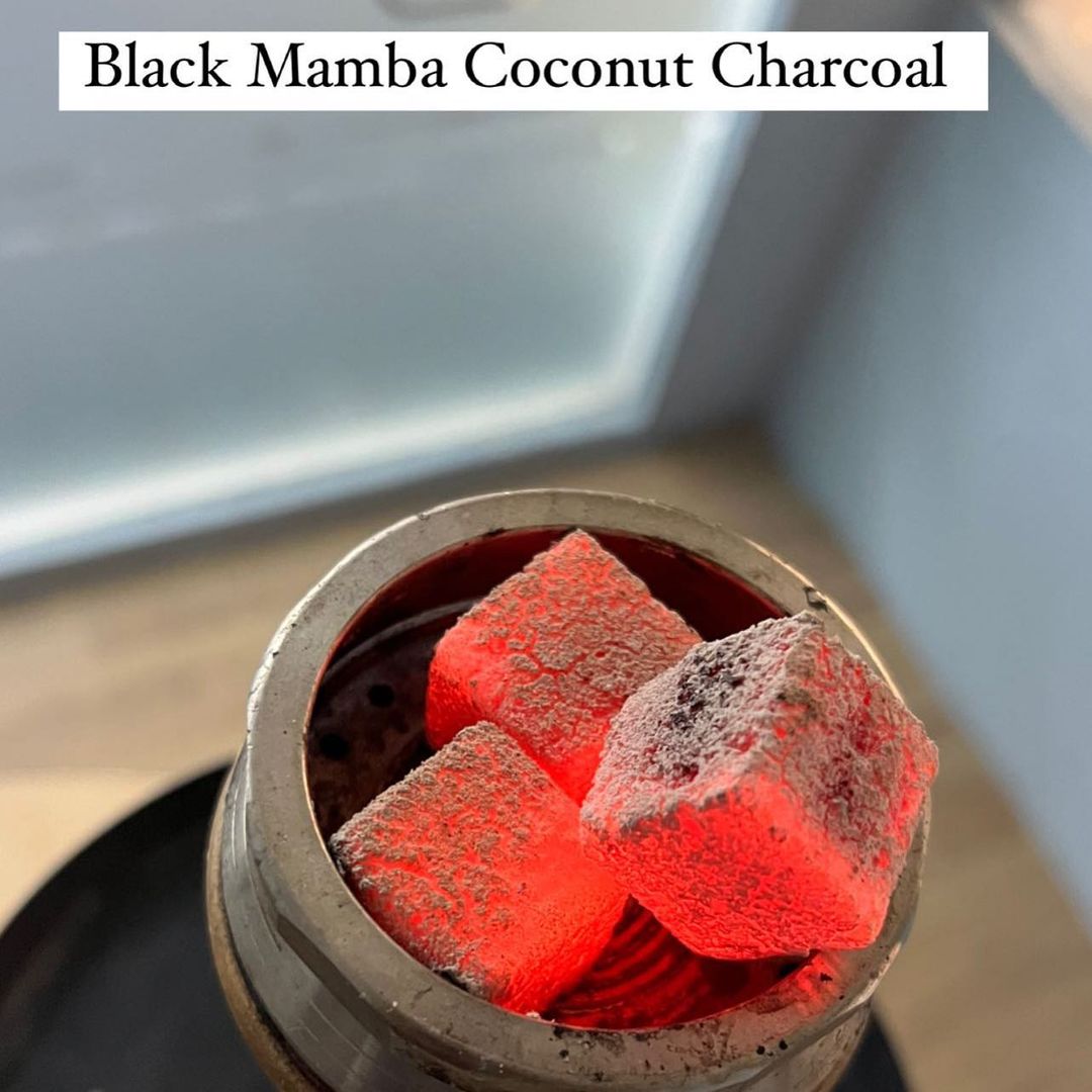 ब्लैक माम्बा नारियल चारकोल 1 किग्रा - 72 पीसी
