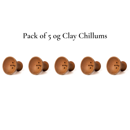 5 og Clay Chillums Combo