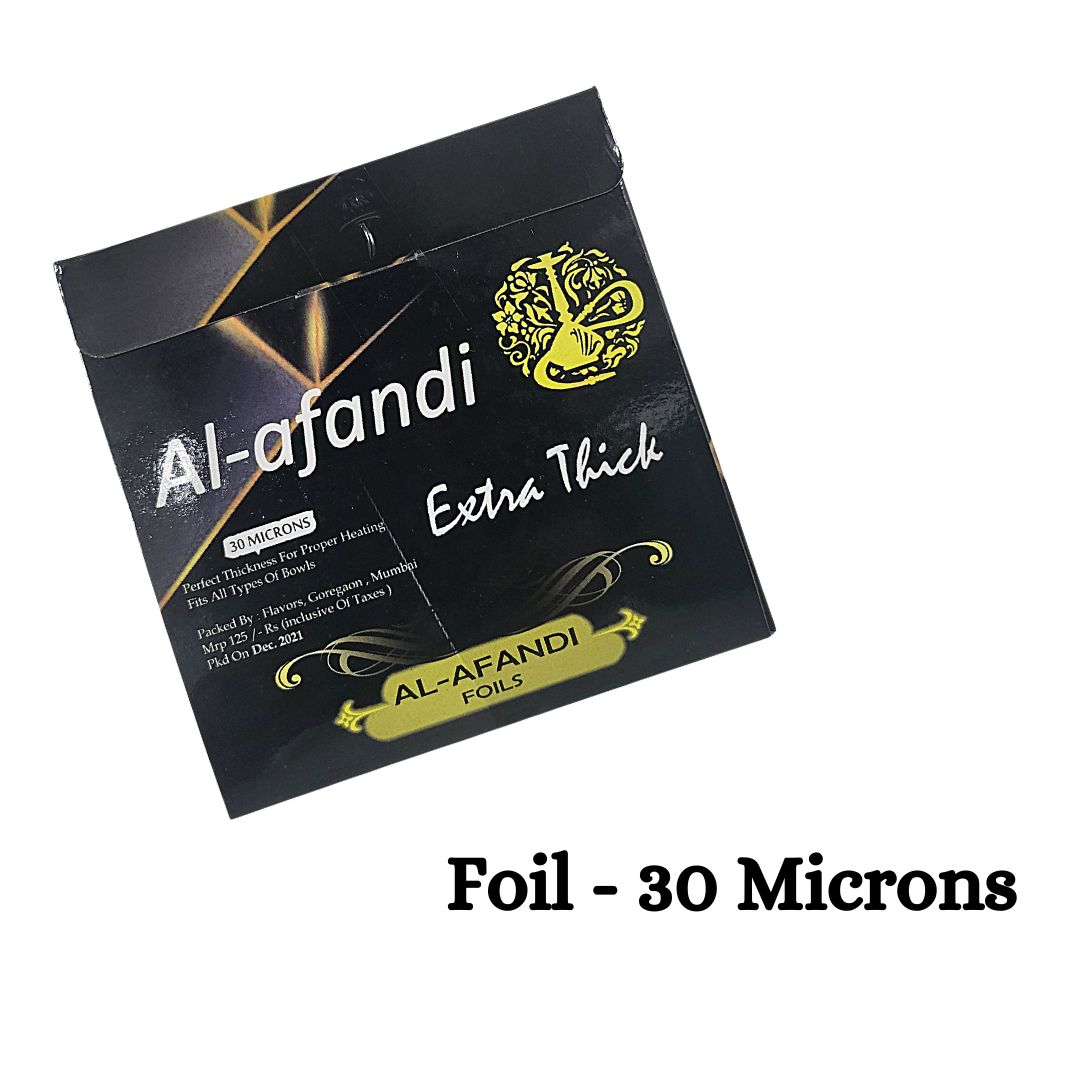 Al Afandi Pre Cut Hookah Foil for Hookah - 30 Microns