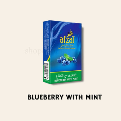 Afzal Blueberry with Mint Hookah Flavor - 50g