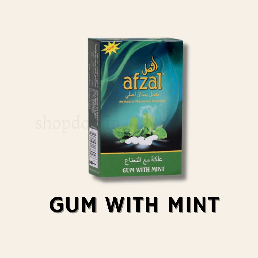 Afzal Gum with Mint Hookah Flavor - 50g
