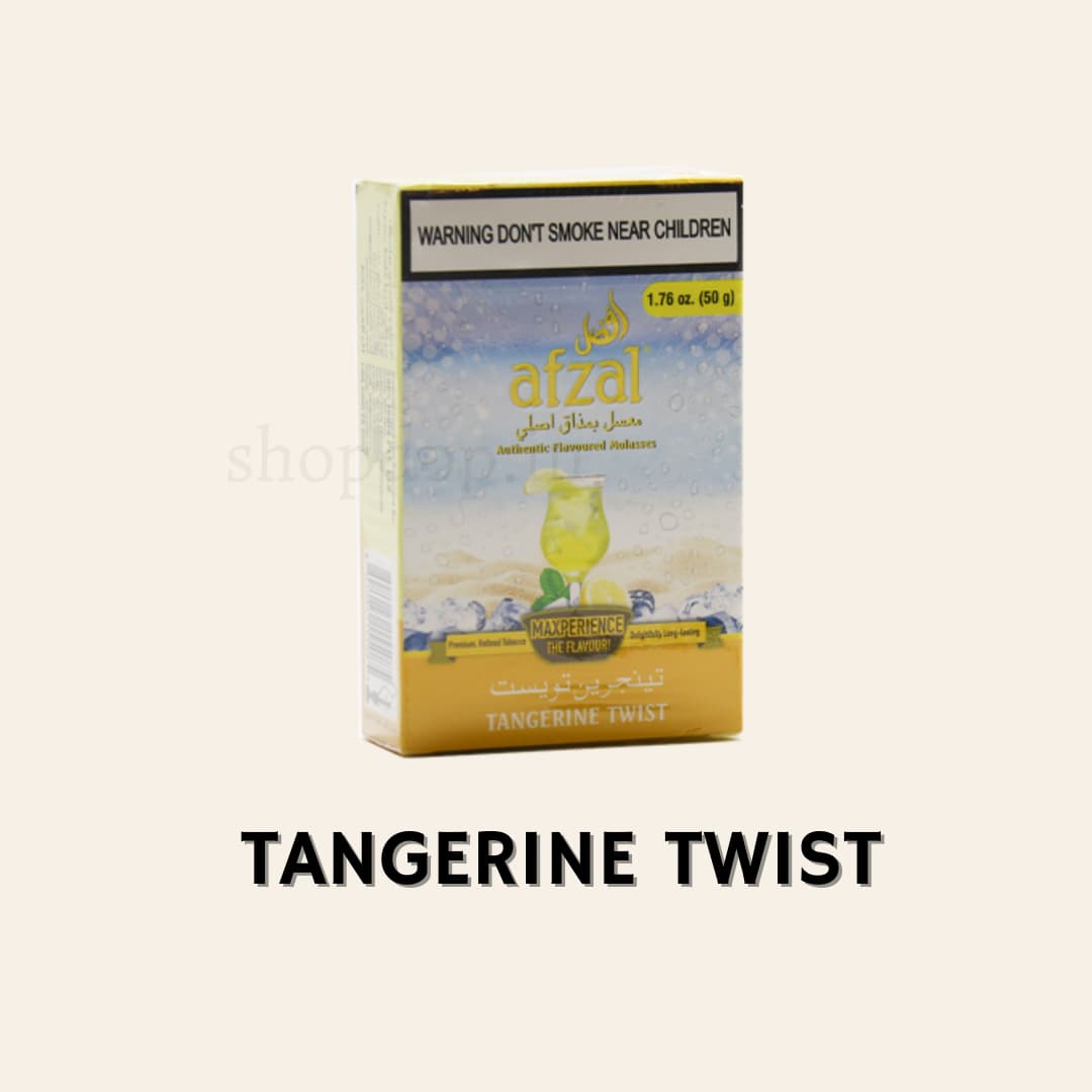 Afzal Tangerine Twist Hookah Flavor - 50g