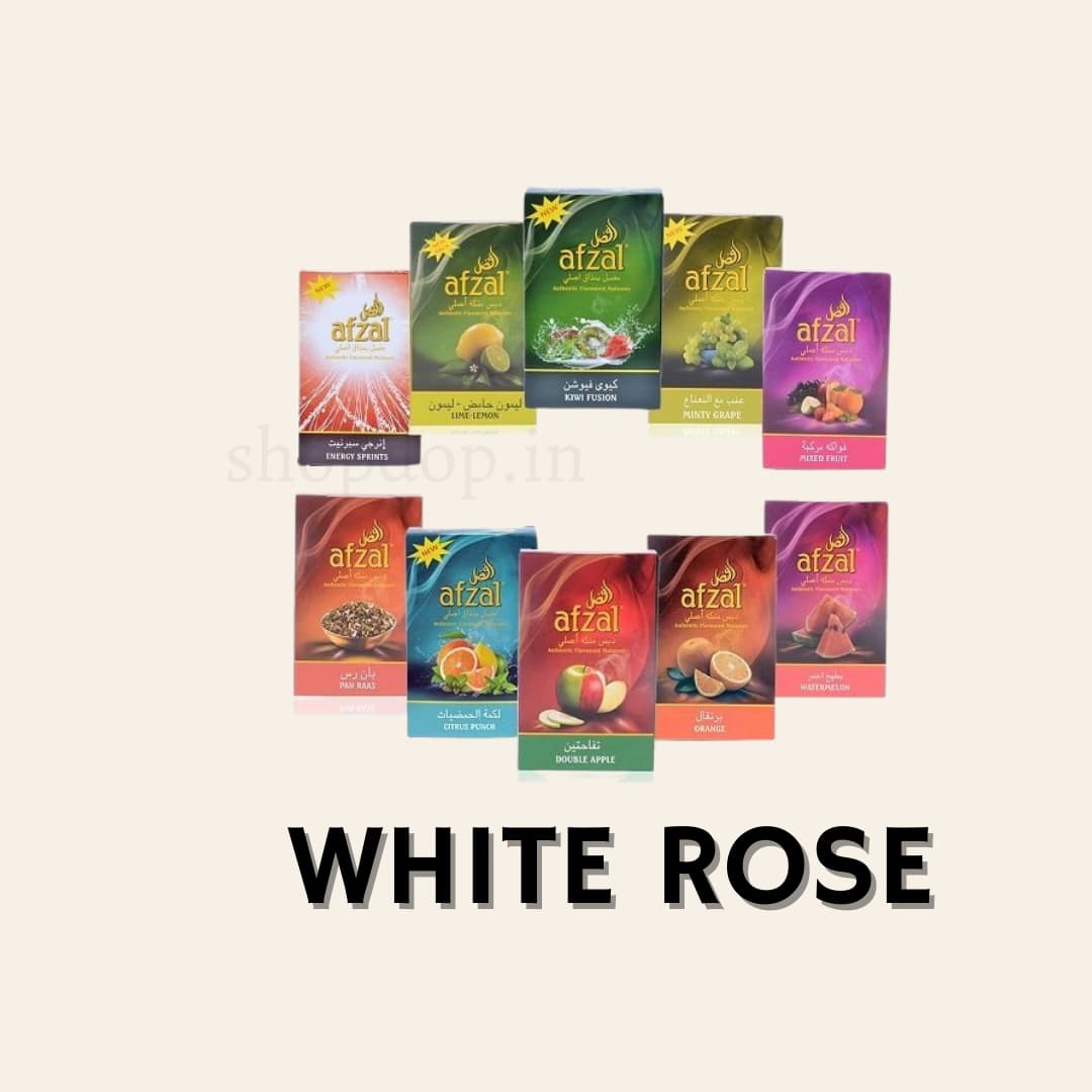 Afzal White Rose Hookah Flavor - 50g
