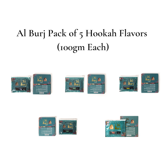 Al Burj Pack of 5 Flavors (100gm Each)