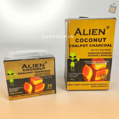 Alien Triangle Coconut Hookah Charcoal