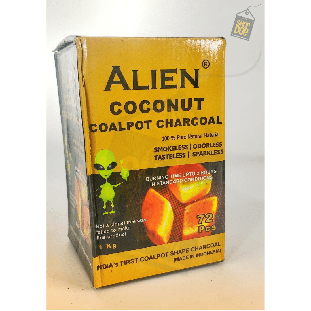 Alien Triangle Coconut Hookah Charcoal